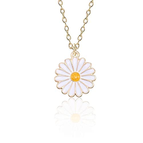 Daisy Flower Charm Pendant