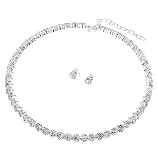 Single Line Diamond Choker Set