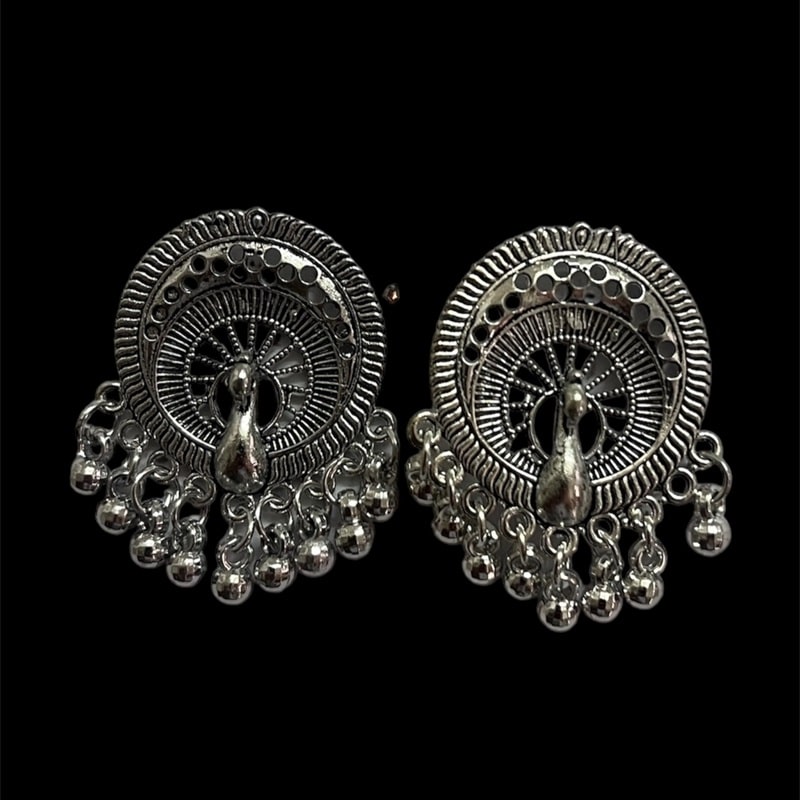 Peacock Circular Jhumki