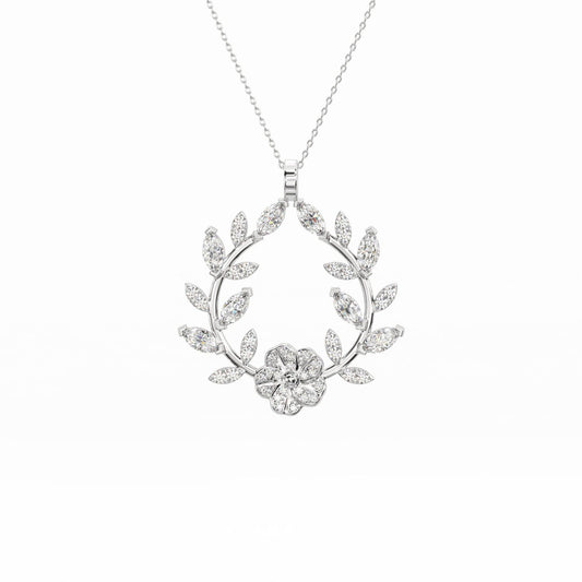 Flowery Pendant - Silvercliv