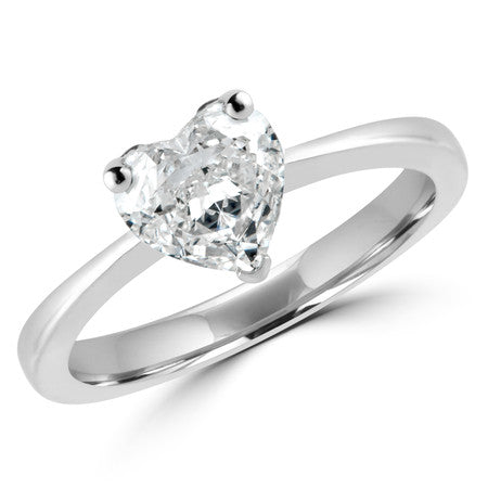 Heart Shape Solitaire Ring