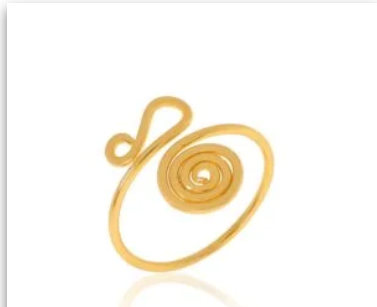 Handmade Spiral Designer Artificial Rings