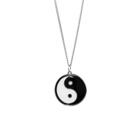 Yin Yang Black and White Pendant Unisex