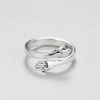 Adjustable Hug Hand Ring